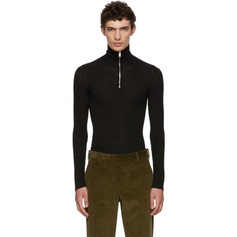 prada men's sweater zip|Prada turtleneck men's.